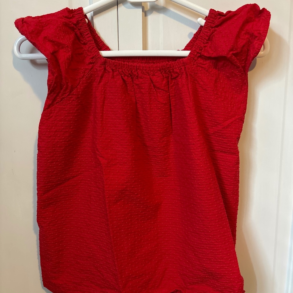 Gymboree lined top - size L (10-12)